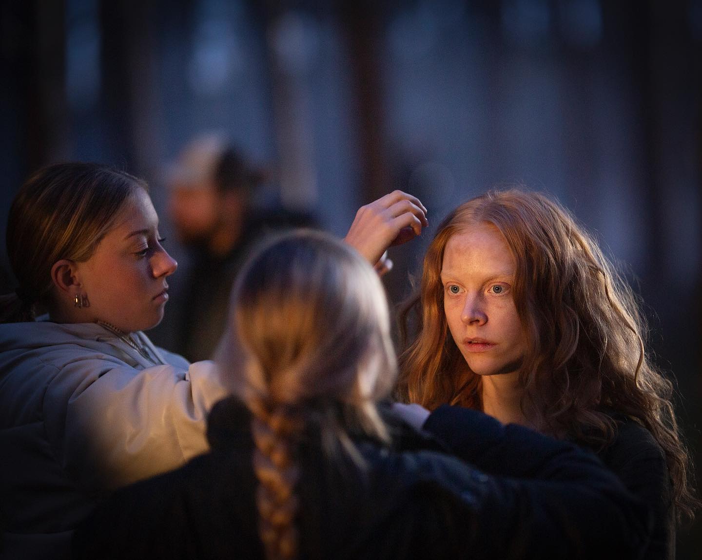 Our make-up & hair department making sure our actors keep looking extraordinary